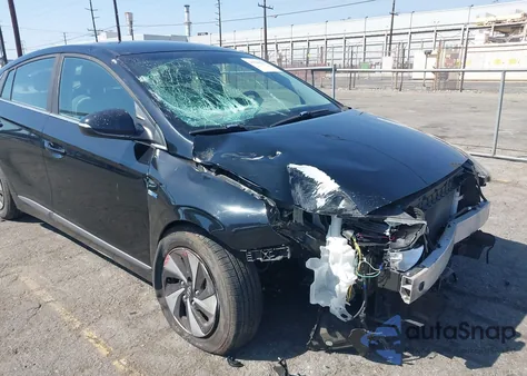 2018 Hyundai Ioniq Hybrid Sel from USA, damaged, VIN KMHC75LCXJU062801